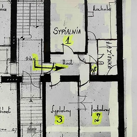 公寓 Jubilat - 110m2 Morawskiego 克拉科夫